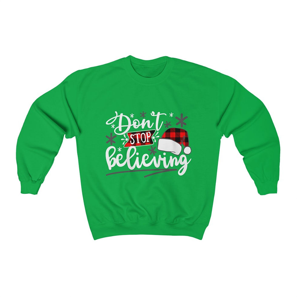 Thumbnail: Don't Stop Believin' Unisex Heavy Blend™ Crewneck Sweatshirt