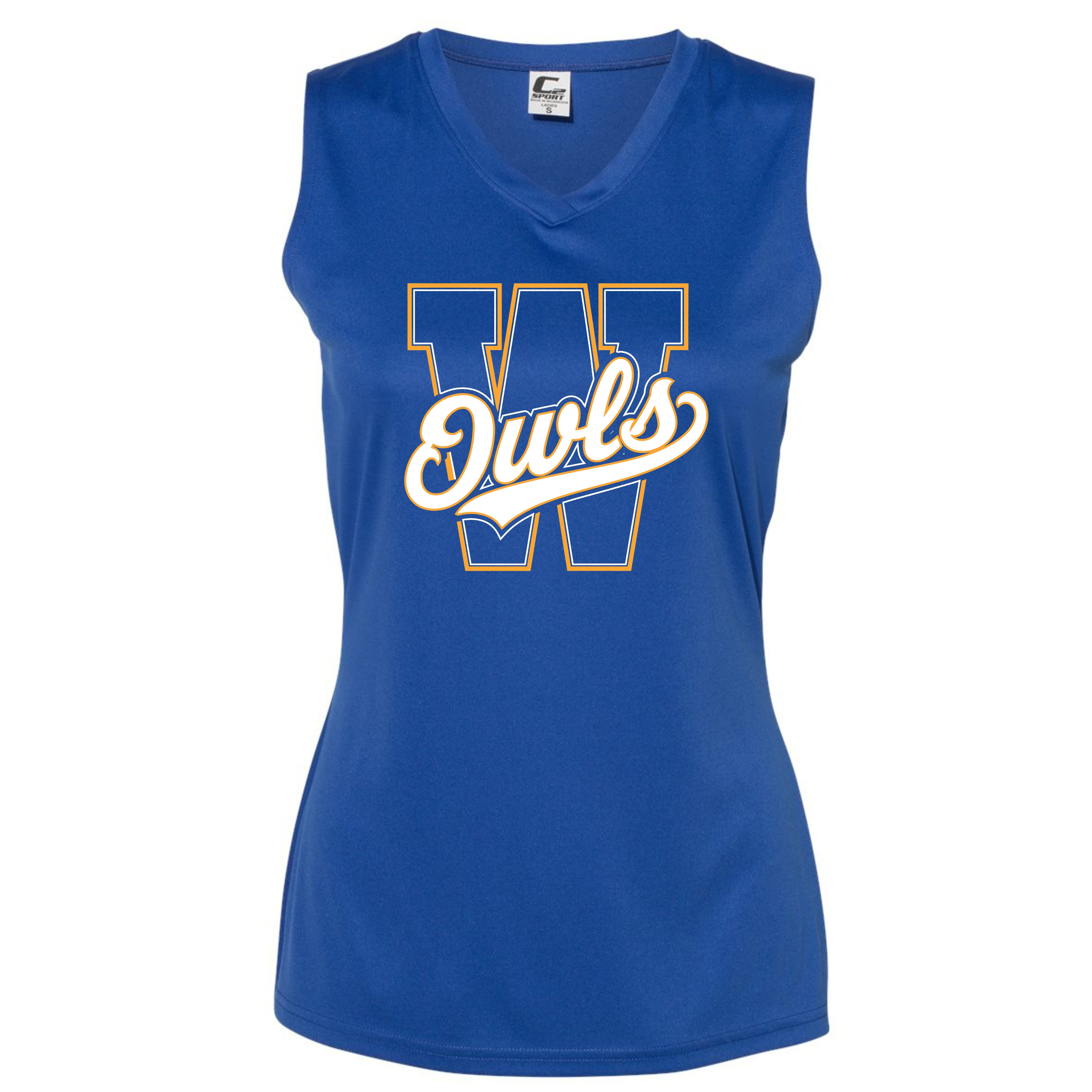 C2 Sports Women's Sleeveless V-Neck T-Shirt - 5663 ("W")