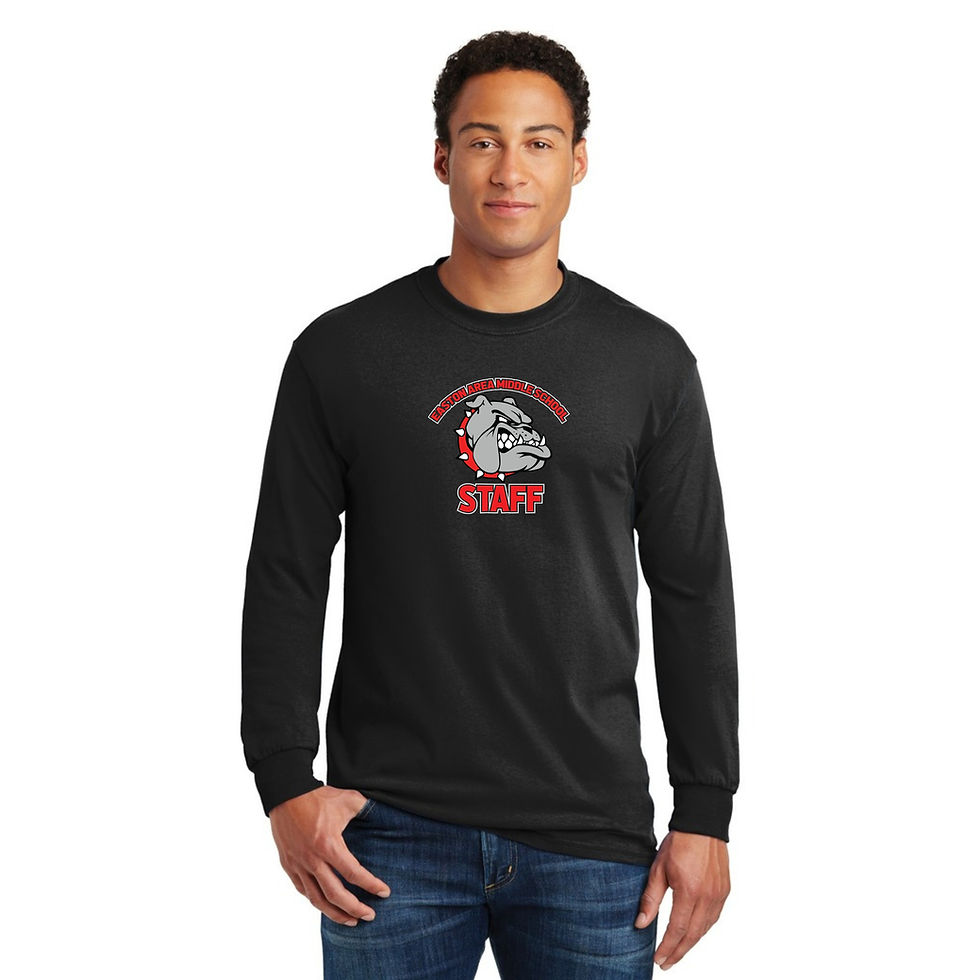 Easton Area Middle School Staff Gildan G540 Heavy Cotton Long Sleeve T-Shirt