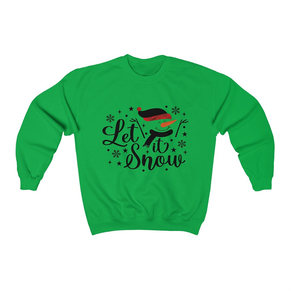 Thumbnail: Let It Snowman Unisex Heavy Blend™ Crewneck Sweatshirt