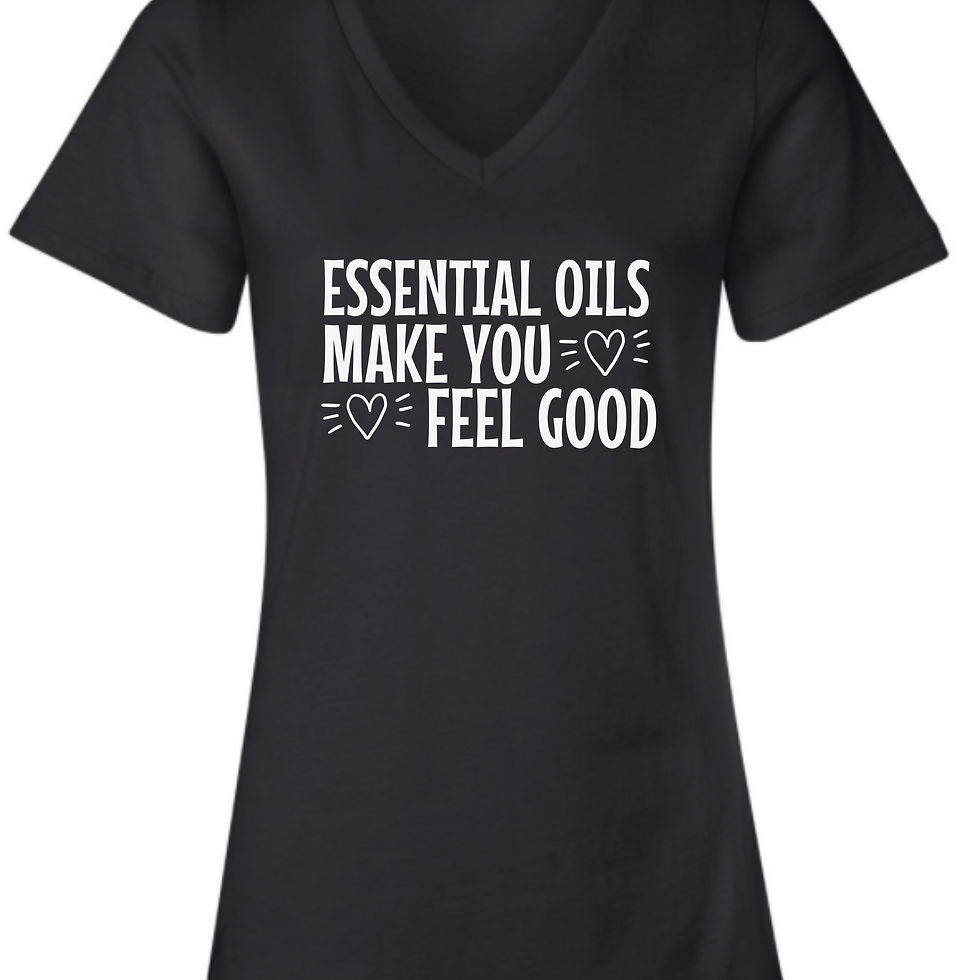 Thumbnail: Essential Oils Make You Feel Good Short Sleeve V-Neck (E_01)