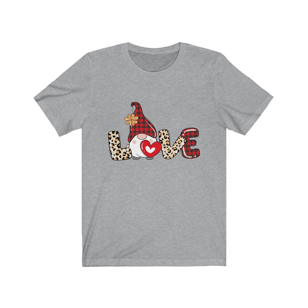 Thumbnail: Love Gnomes Unisex Jersey Short Sleeve Tee