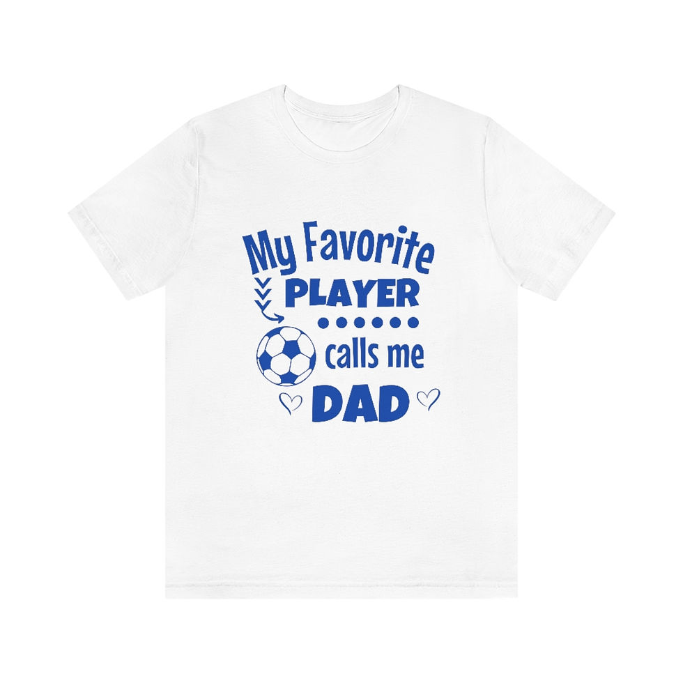 Thumbnail: My Favorite Player Calls Me Dad Unisex Jersey Short Sleeve Tee