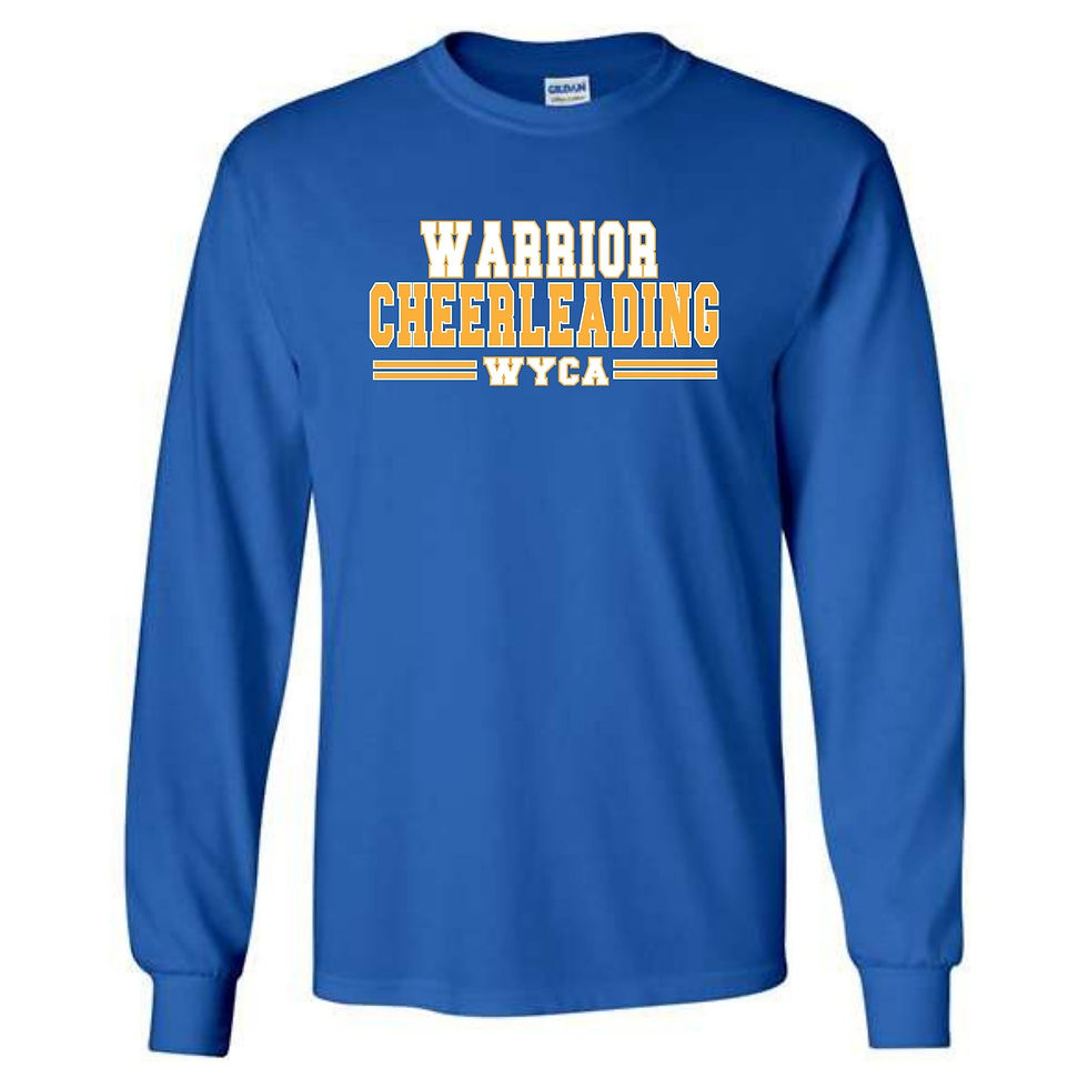 Thumbnail: WYCA Cheerleading - $2.00 from each shirt purchased goes directly to WYCA Cheer.