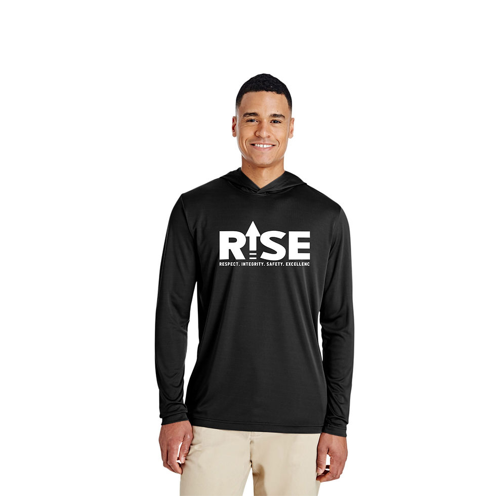 Thumbnail: Easton Area Middle School RISE Team 365 TT41 Zone Performance LS Hooded Tee