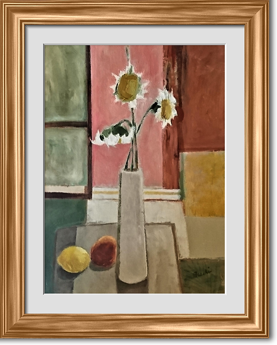 Girasoli - Olio su Tela 50x70 - Anni 60 (collezione C&LC) incorniciato.jpg