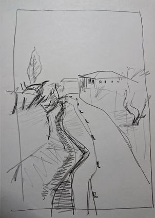 Strada in salita schizzo a lapis.jpg
