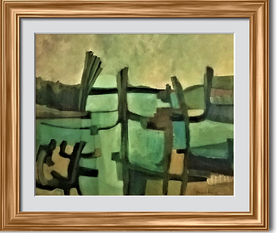 Palude 195? Olio su supporto --x-- Collezione Privata