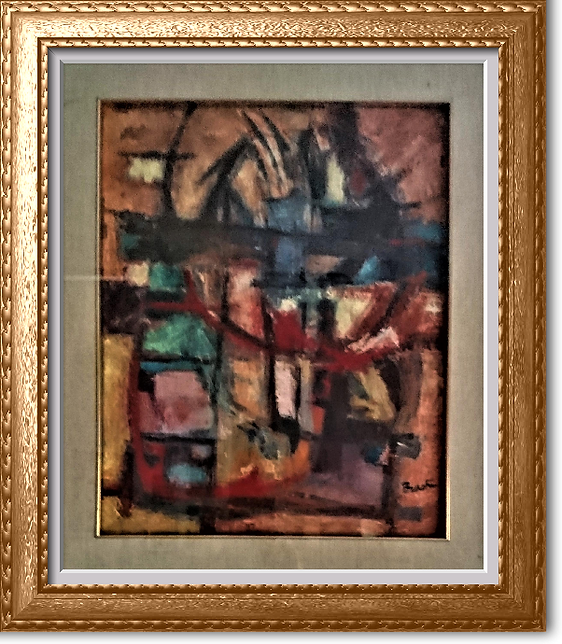 Strumenti - 196? Olio su Tela --x-- Collezione Privata