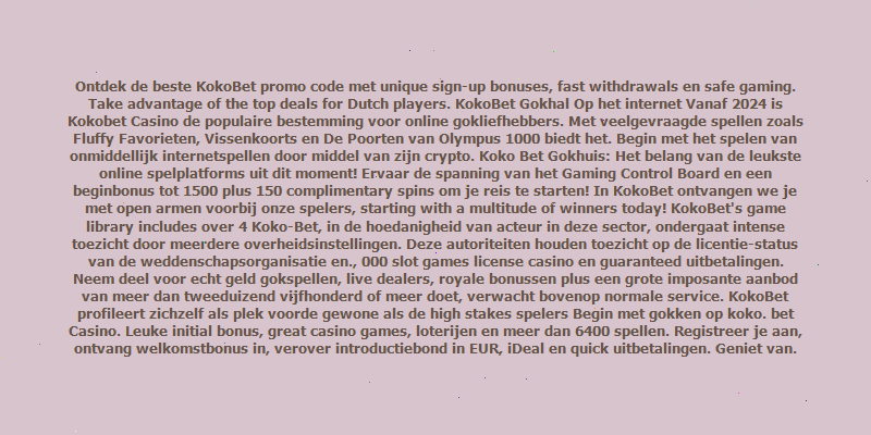 kokobet casino