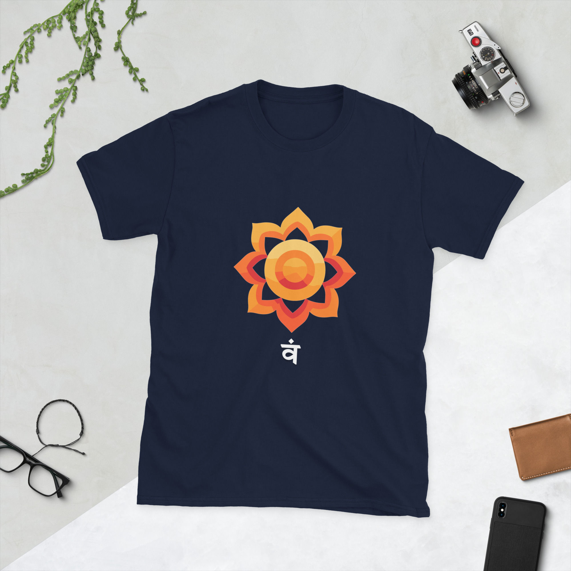 Sacral Chakra Unisex T-Shirt– Spiritual Svadhisthana Symbol Tee