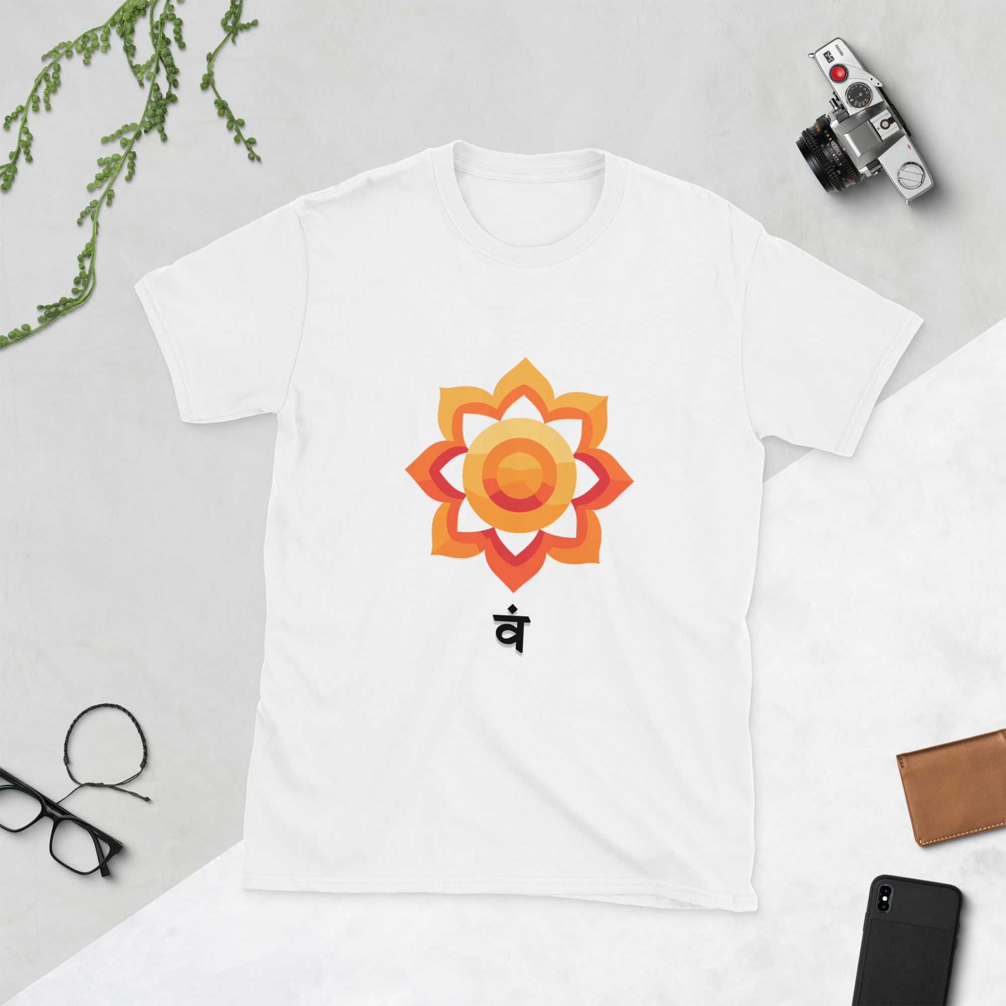 Sacral Chakra Unisex T-Shirt– Spiritual Svadhisthana Symbol Tee