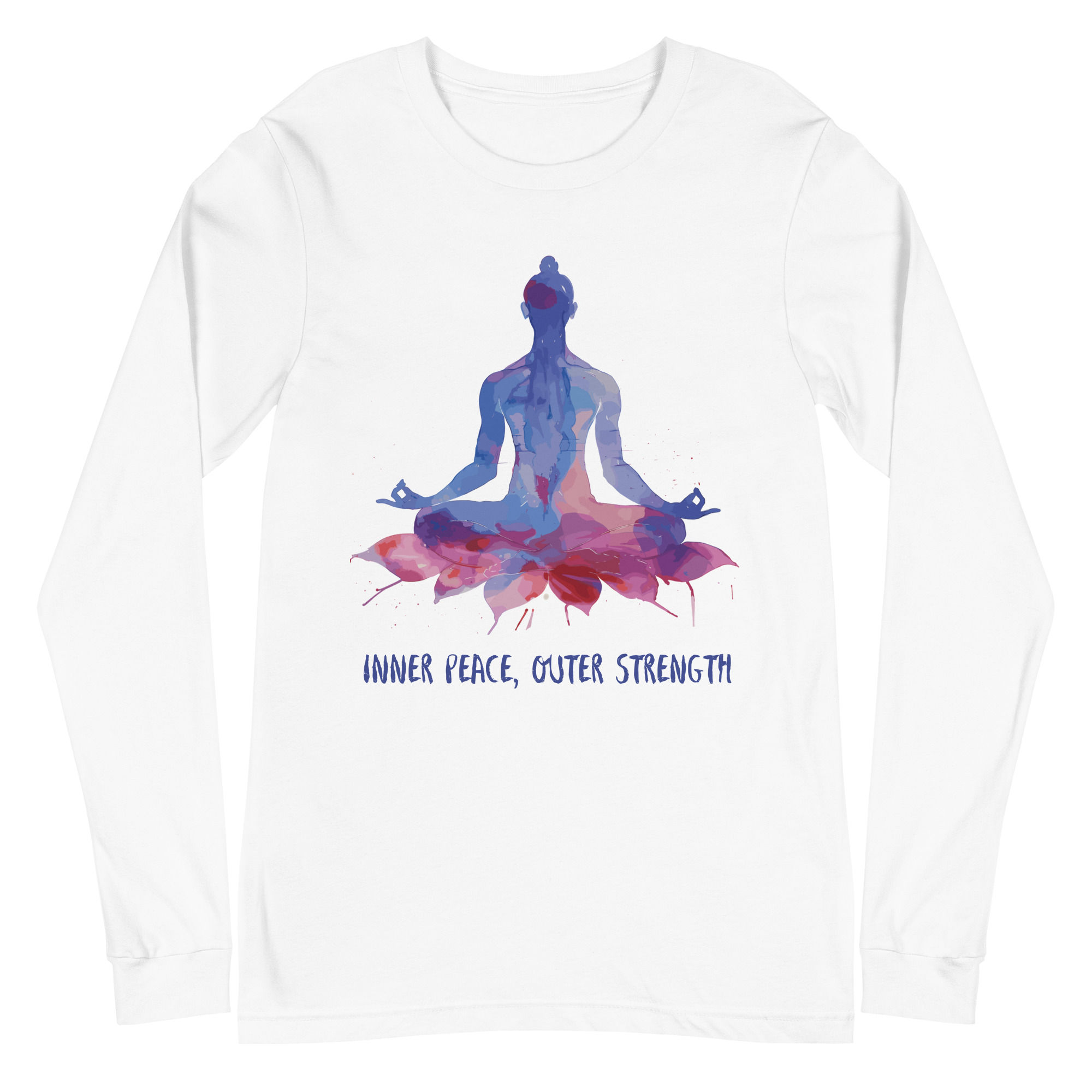 "Inner Peace, Outer Strength" Unisex Long Sleeve Tee