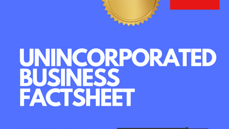 Unincorporated Businesses Factsheet