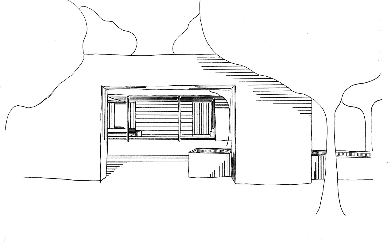 LERNO PEREGO architectuur - garden of eden - doorzicht