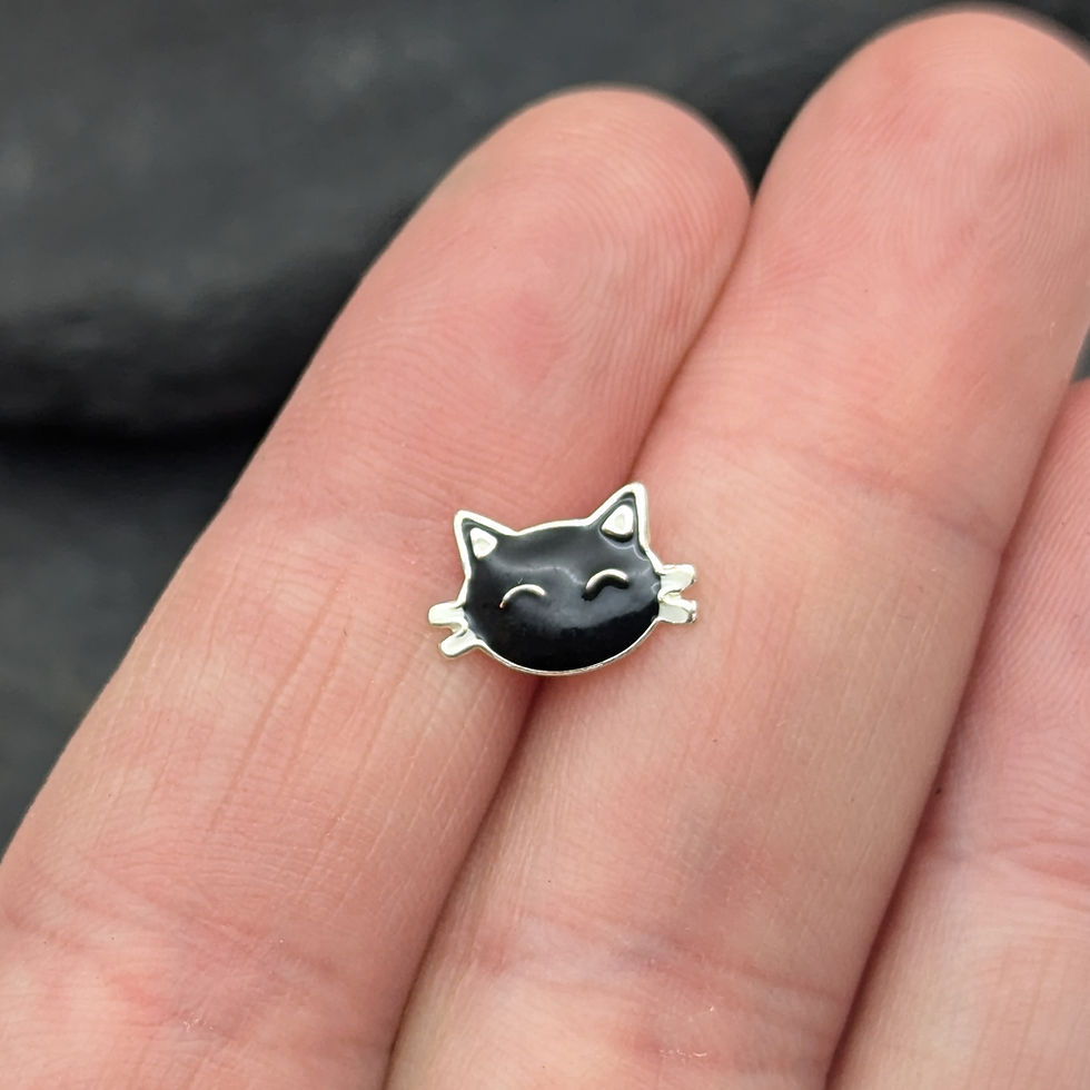 Thumbnail: Black Cat Studs