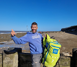 Lee, instructor at Bwsey Bay Watersports