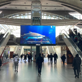 Estacion de oriente con pantalla totem