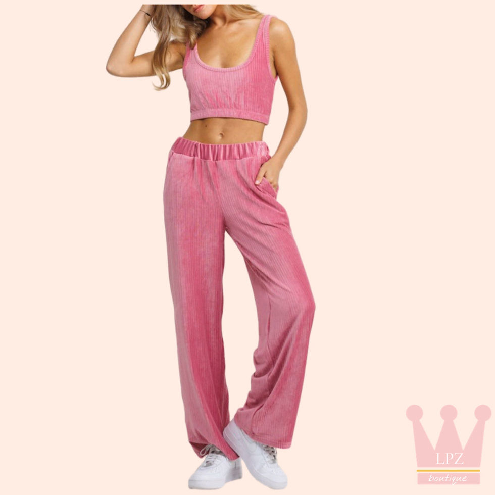 Knit Corduroy Set