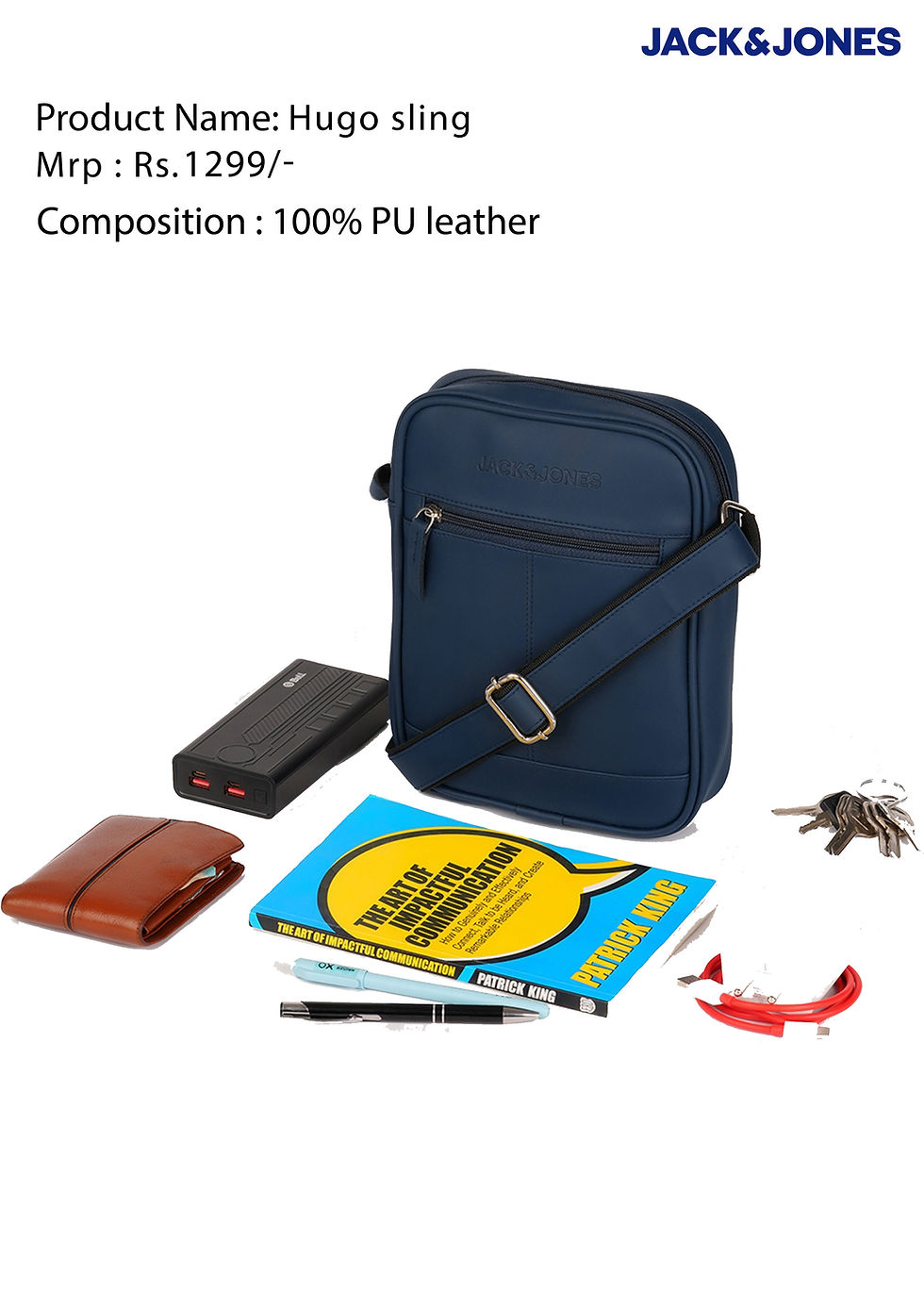 Thumbnail: Sling Bags | JACK & | JJ HUGO Sling Bag| D730