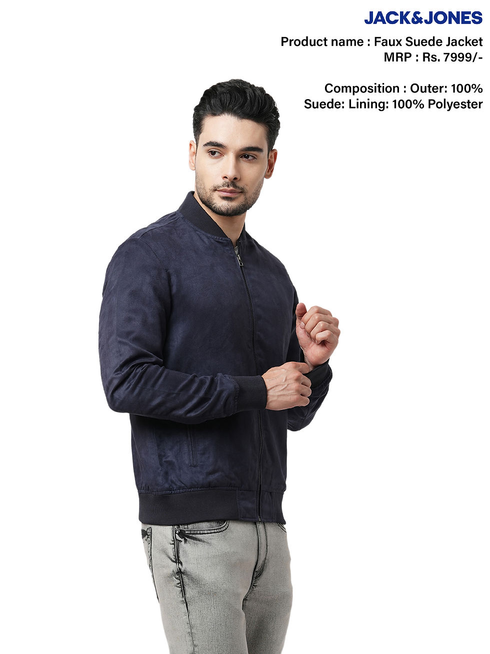 Thumbnail: JACK & JONES   | Lightweight Jacket   |  - | Faux Suede Jacket | D4400