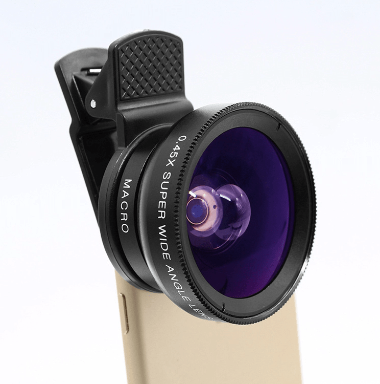 Thumbnail: Smartphone 0.45X Super Wide Angle Lens with Macro Attachment
