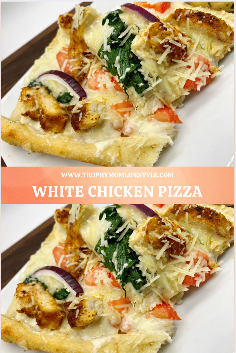 White Chicken Pizza
