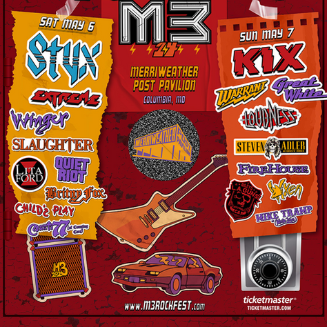 M3 Rock Fest 2023 Lineup