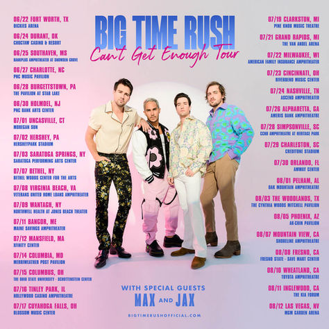 Big Time Rush Announces 'Can't Get Enough Tour'