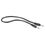 Thumbnail: 1/8" (3.5mm) Shielded Audio Cable (Black) 1'