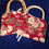 Thumbnail: Burgundy Floral Handbag