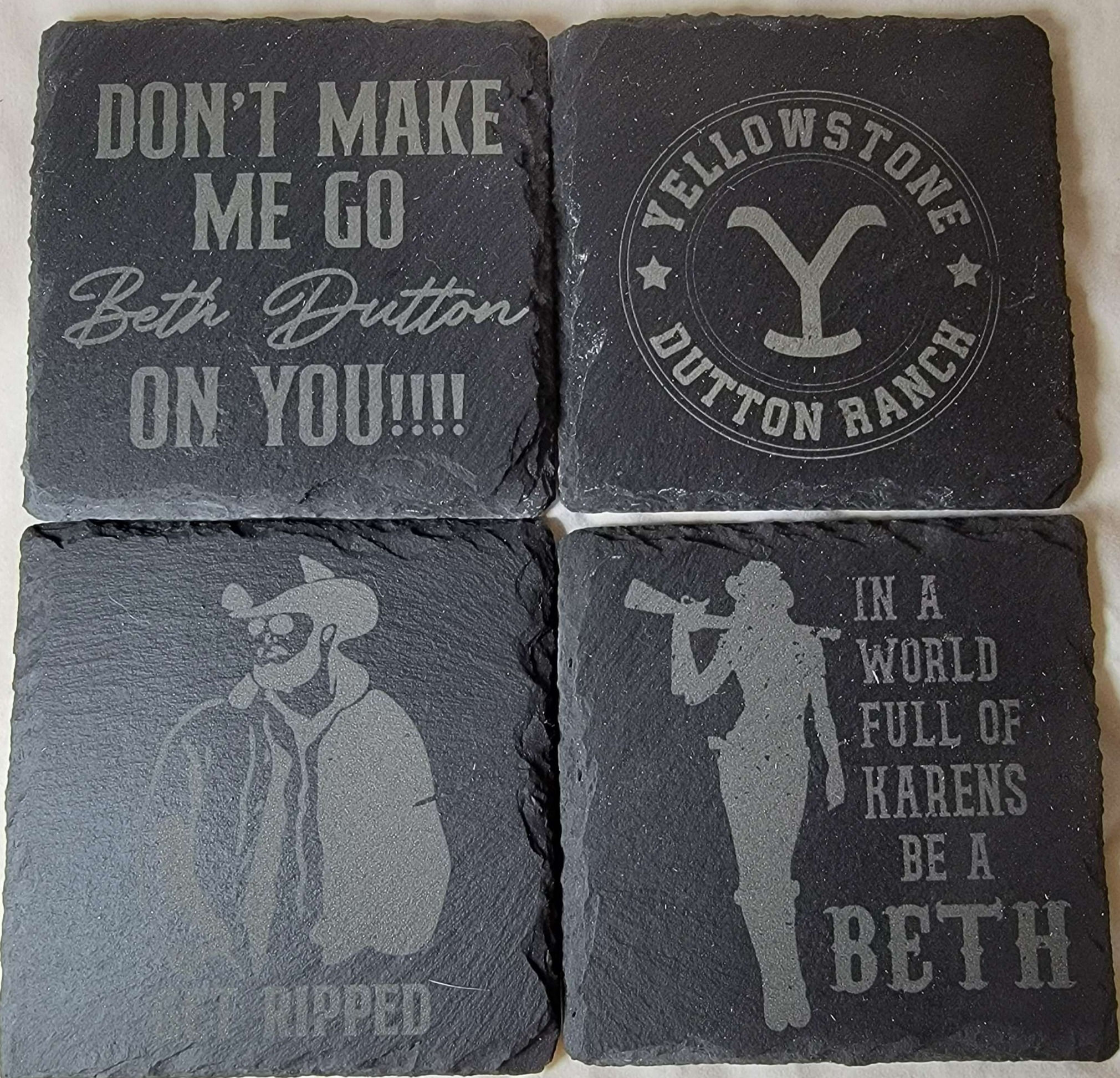Yellowstone Slate Coasters