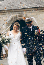 Messe catholique et mariage marine nationale en Bretagne