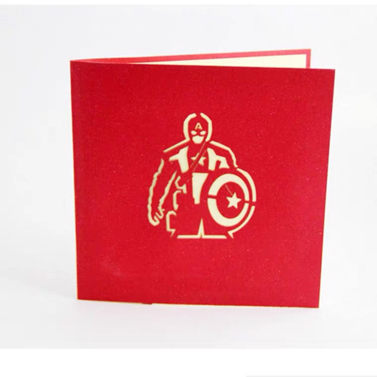 Thumbnail: Captain America pop up card