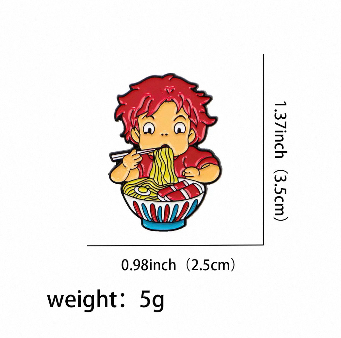 Ponyo pin badge