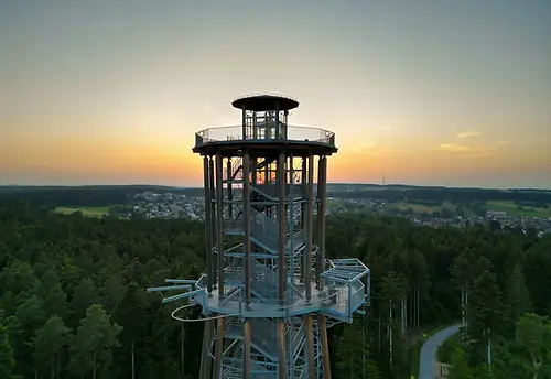 Sunset Yoga Schömberg Turm Himmelsglück