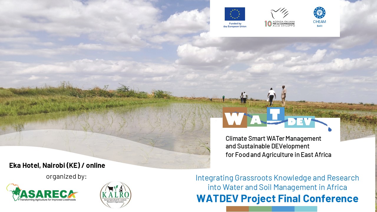 WATDEV Final Conference will focus on integrating grassroots knowledge and research into water and soil management strategies
