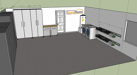 Garage design using 3D software