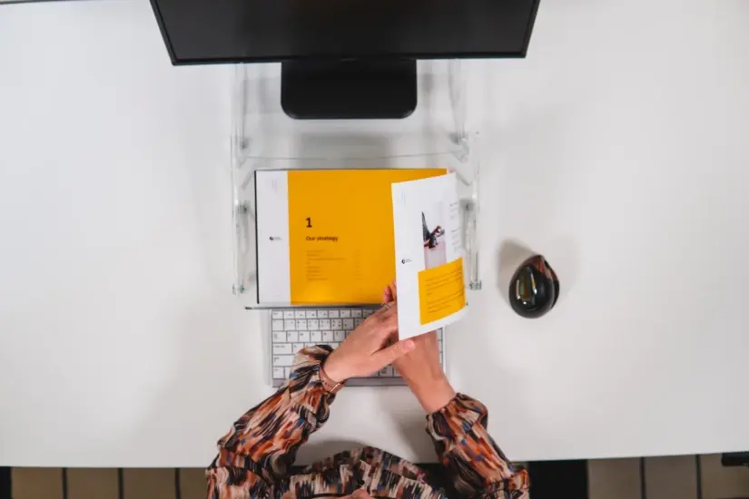 Q-Doc 415 Document / Writing Slope in use