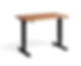 Advance sit-stand electric desk show in a black and beech finish.
