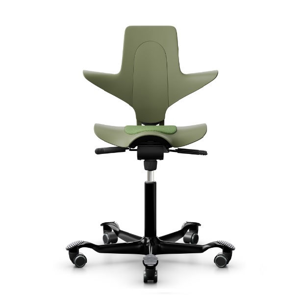 hag capisco puls with moss plastic and matching fabric