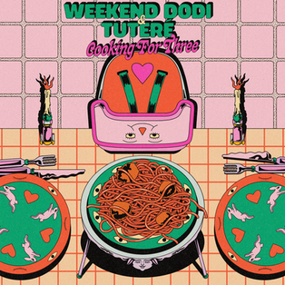 Gatefold design for the WEKEND DODI & TUTERÉ vinyl compilation, showcasing intricate patterns, vibrant colors, and a modern aesthetic, Digital Illustration by Azaazelus Gaetan Sahsah