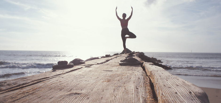 Yoga pelo oceano