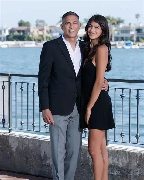 Karina With Her Father Dr Sanjay Grover