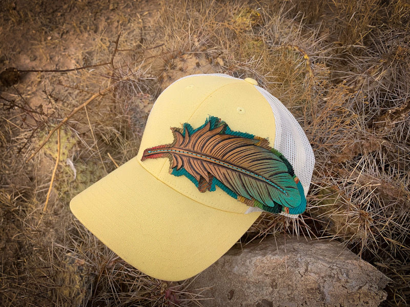 Serape Feather Cap 