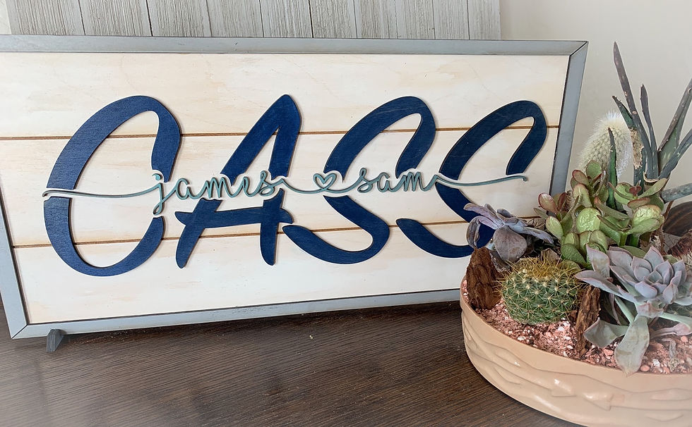 Family Name Sign 