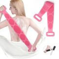 Thumbnail: Silicone Bath Towel Back Scrubber Soft Loofah Bath Belt Body Exfoliating Massage