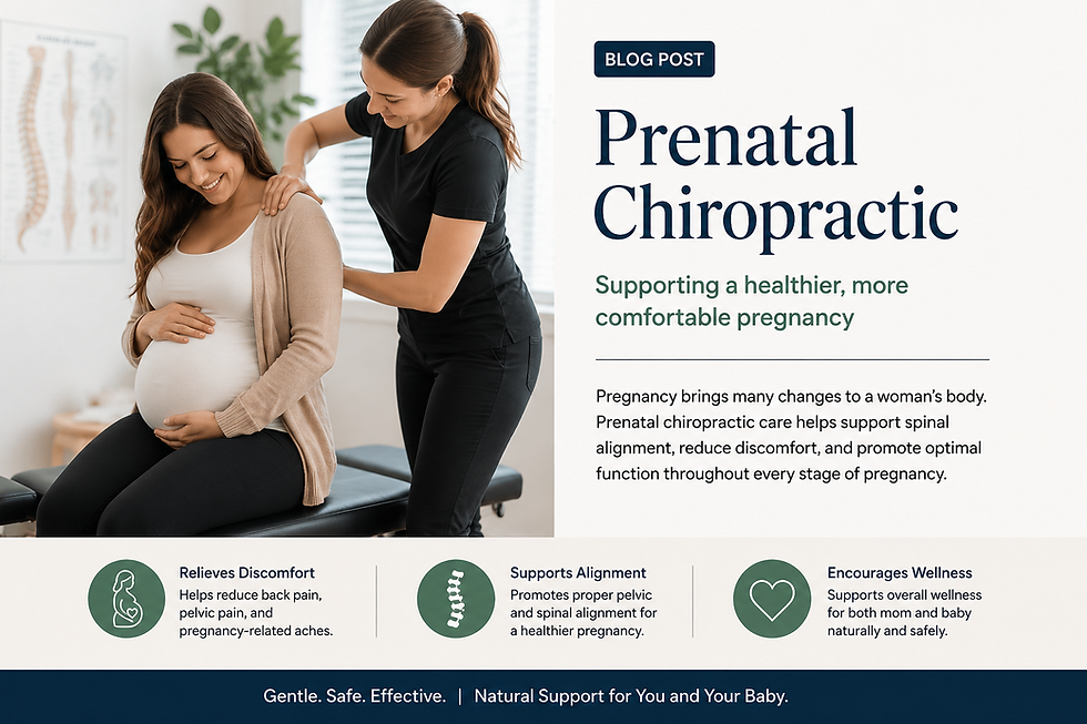 Prenatal Chiropractic Care: A Natural Way to Support a Healthy Pregnancy