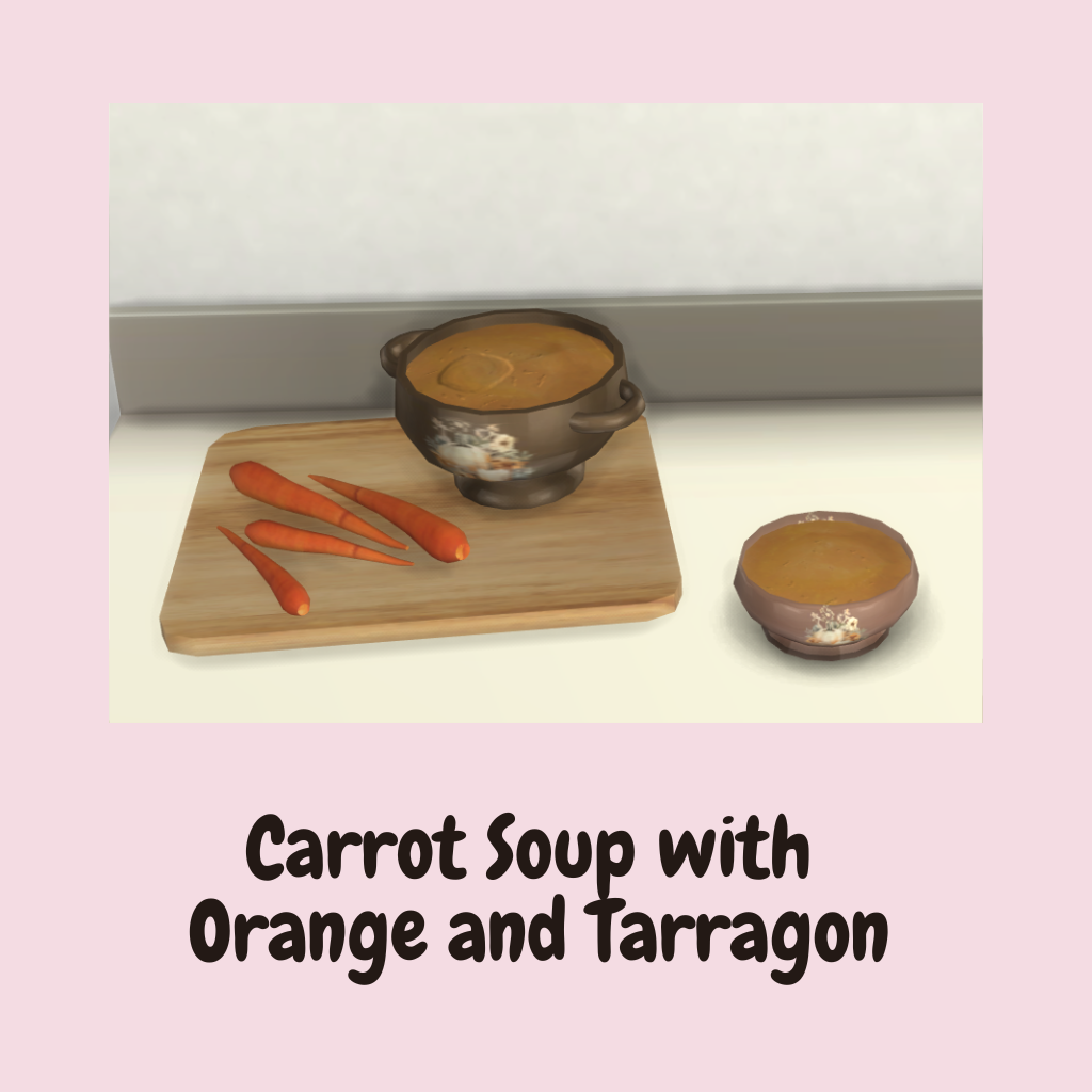 香橙龙蒿胡萝卜汤