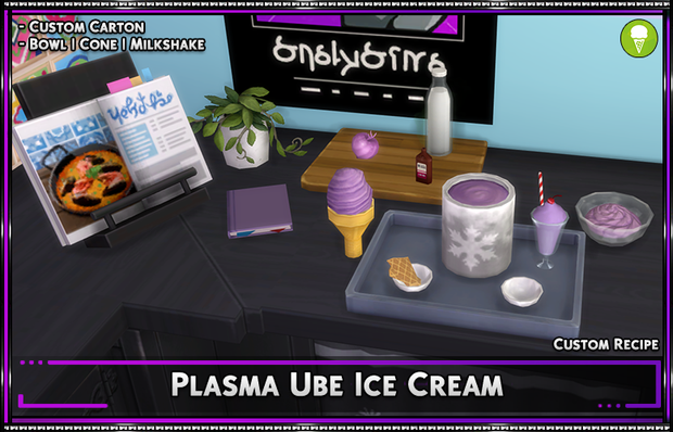 血浆香芋冰淇淋